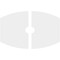 Ekena Millwork Kailey Architectural Grade PVC Ceiling Medallion, 26"W x 17 3/8"H x 3"ID x 14"C x 1"P, Two-Piece CMP26X17KY2-03000 - alternate 2